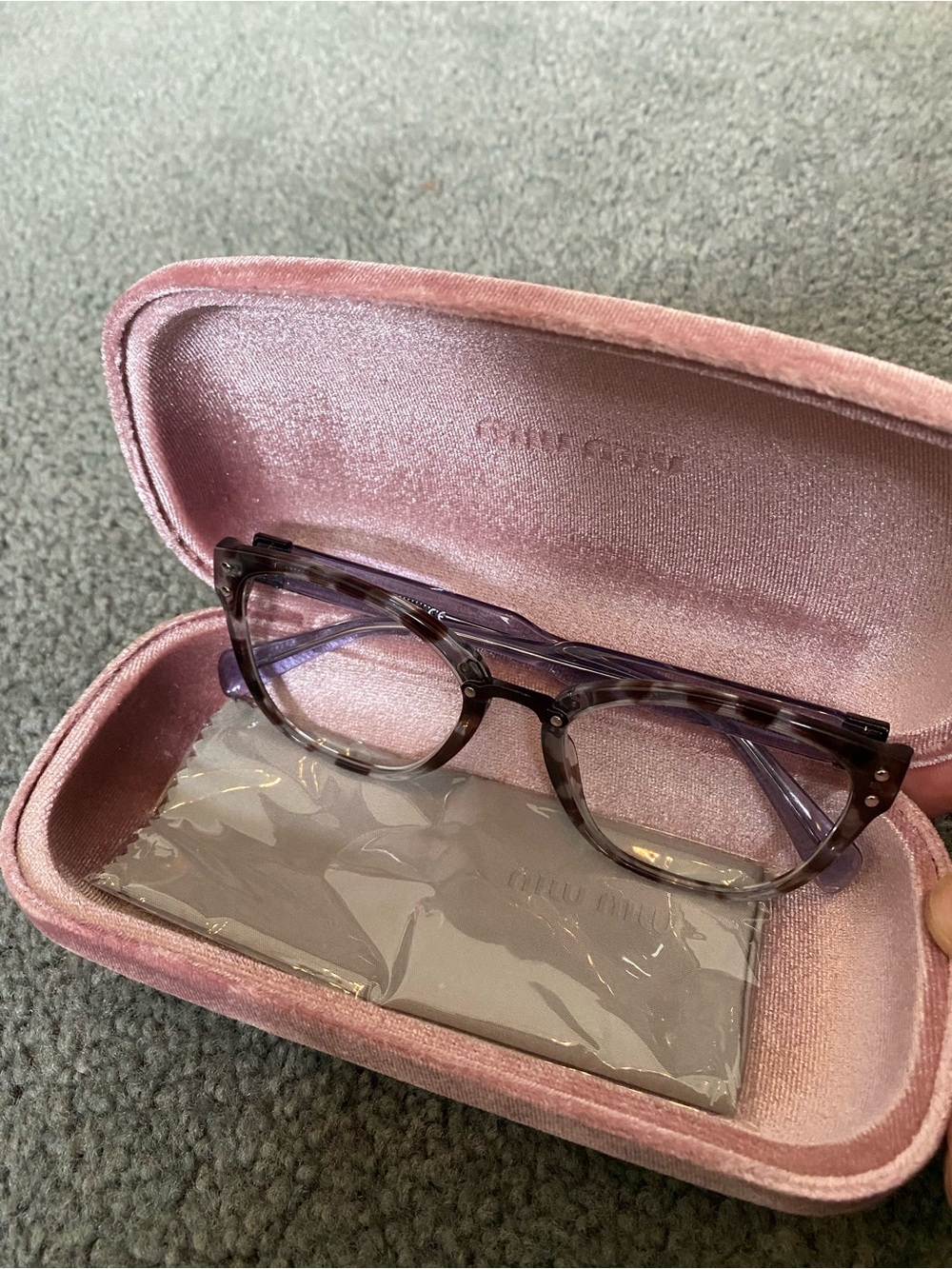 Miu Miu Unique Beautiful Eyeglasses Frames